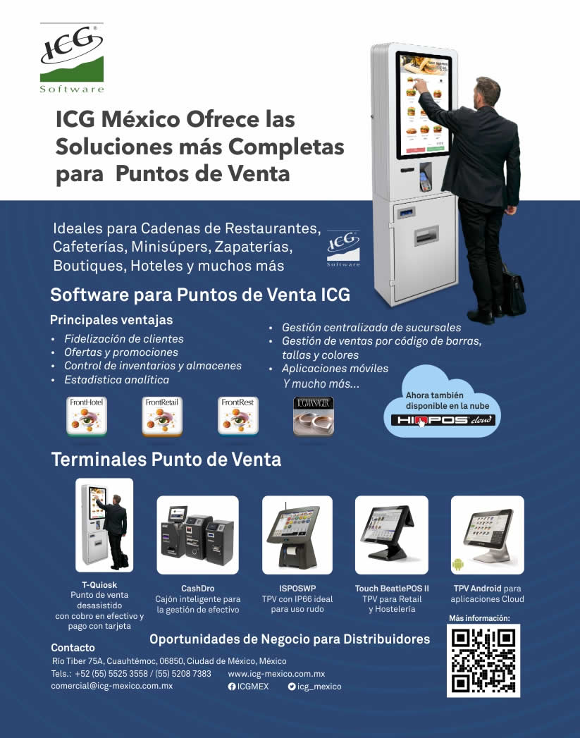 ICG México Ofrece las Soluciones más Completas para Puntos de Venta, ¡Contáctanos!